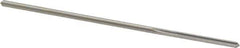 Made in USA - 0.1" High Speed Steel 4 Flute Chucking Reamer - Straight Flute, 0.0928" Straight Shank, 7/8" Flute Length, 3-1/2" OAL - Eagle Tool & Supply