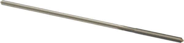 Made in USA - 0.1005" High Speed Steel 4 Flute Chucking Reamer - Straight Flute, 0.0928" Straight Shank, 7/8" Flute Length, 3-1/2" OAL - Eagle Tool & Supply