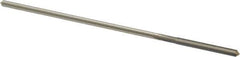 Made in USA - 0.1005" High Speed Steel 4 Flute Chucking Reamer - Straight Flute, 0.0928" Straight Shank, 7/8" Flute Length, 3-1/2" OAL - Eagle Tool & Supply