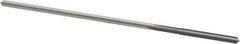 Made in USA - 0.1035" High Speed Steel 4 Flute Chucking Reamer - Straight Flute, 0.095" Straight Shank, 7/8" Flute Length, 3-1/2" OAL - Eagle Tool & Supply