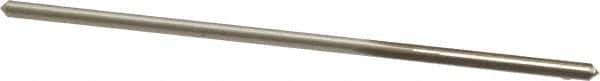 Made in USA - 0.106" High Speed Steel 4 Flute Chucking Reamer - Straight Flute, 0.095" Straight Shank, 7/8" Flute Length, 3-1/2" OAL - Eagle Tool & Supply