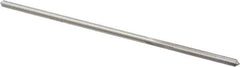 Made in USA - 0.1075" High Speed Steel 4 Flute Chucking Reamer - Straight Flute, 0.103" Straight Shank, 7/8" Flute Length, 3-1/2" OAL - Eagle Tool & Supply