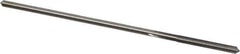 Made in USA - 0.108" High Speed Steel 4 Flute Chucking Reamer - Straight Flute, 0.103" Straight Shank, 7/8" Flute Length, 3-1/2" OAL - Eagle Tool & Supply