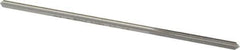 Made in USA - 0.1175" High Speed Steel 4 Flute Chucking Reamer - Straight Flute, 0.112" Straight Shank, 7/8" Flute Length, 3-1/2" OAL - Eagle Tool & Supply