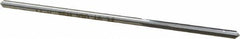 Made in USA - 0.122" High Speed Steel 4 Flute Chucking Reamer - Straight Flute, 0.112" Straight Shank, 7/8" Flute Length, 3-1/2" OAL - Eagle Tool & Supply