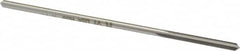 Made in USA - 0.129" High Speed Steel 4 Flute Chucking Reamer - Eagle Tool & Supply