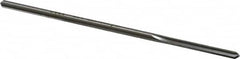 Made in USA - 0.131" High Speed Steel 4 Flute Chucking Reamer - Eagle Tool & Supply