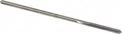 Made in USA - 0.1315" High Speed Steel 4 Flute Chucking Reamer - Eagle Tool & Supply