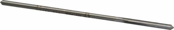 Made in USA - 0.132" High Speed Steel 4 Flute Chucking Reamer - Straight Flute, 0.119" Straight Shank, 7/8" Flute Length, 3-1/2" OAL - Eagle Tool & Supply