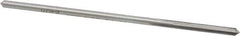 Made in USA - 0.1375" High Speed Steel 4 Flute Chucking Reamer - Straight Flute, 0.1275" Straight Shank, 1" Flute Length, 4" OAL - Eagle Tool & Supply