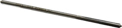Made in USA - 0.139" High Speed Steel 4 Flute Chucking Reamer - Straight Flute, 0.135" Straight Shank, 1" Flute Length, 4" OAL - Eagle Tool & Supply