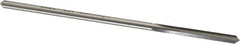 Made in USA - 0.1395" High Speed Steel 4 Flute Chucking Reamer - Straight Flute, 0.135" Straight Shank, 1" Flute Length, 4" OAL - Eagle Tool & Supply