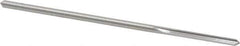 Made in USA - 0.143" High Speed Steel 4 Flute Chucking Reamer - Straight Flute, 0.135" Straight Shank, 1" Flute Length, 4" OAL - Eagle Tool & Supply