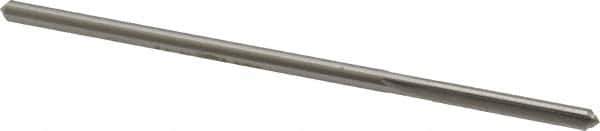 Made in USA - 0.15" High Speed Steel 4 Flute Chucking Reamer - Straight Flute, 0.143" Straight Shank, 1" Flute Length, 4" OAL - Eagle Tool & Supply