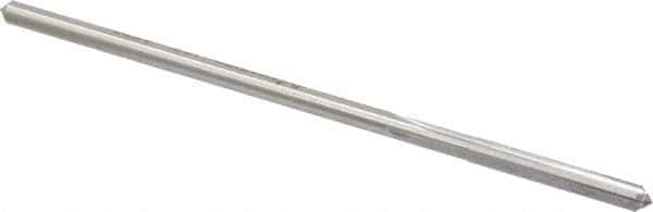 Made in USA - 0.153" High Speed Steel 4 Flute Chucking Reamer - Straight Flute, 0.146" Straight Shank, 1" Flute Length, 4" OAL - Eagle Tool & Supply