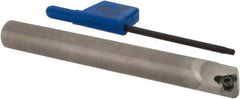 Iscar - MGSI, Left Hand Cut, 8mm Shank Width, Neutral Rake Indexable Turning Toolholder - 72mm OAL, IR; WB.T 52.. Insert Compatibility, Series Isoturn - Eagle Tool & Supply