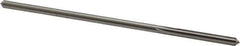 Made in USA - 0.1605" High Speed Steel 6 Flute Chucking Reamer - Straight Flute, 0.153" Straight Shank, 1-1/8" Flute Length, 4-1/2" OAL - Eagle Tool & Supply