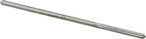 Made in USA - 0.1615" High Speed Steel 6 Flute Chucking Reamer - Straight Flute, 0.153" Straight Shank, 1-1/8" Flute Length, 4-1/2" OAL - Eagle Tool & Supply