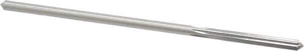 Made in USA - 0.1645" High Speed Steel 6 Flute Chucking Reamer - Straight Flute, 0.153" Straight Shank, 1-1/8" Flute Length, 4-1/2" OAL - Eagle Tool & Supply