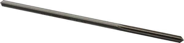 Made in USA - 0.1655" High Speed Steel 6 Flute Chucking Reamer - Straight Flute, 0.153" Straight Shank, 1-1/8" Flute Length, 4-1/2" OAL - Eagle Tool & Supply