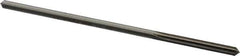 Made in USA - 0.1655" High Speed Steel 6 Flute Chucking Reamer - Straight Flute, 0.153" Straight Shank, 1-1/8" Flute Length, 4-1/2" OAL - Eagle Tool & Supply