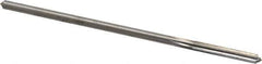 Made in USA - 0.1685" High Speed Steel 6 Flute Chucking Reamer - Straight Flute, 0.1595" Straight Shank, 1-1/8" Flute Length, 4-1/2" OAL - Eagle Tool & Supply