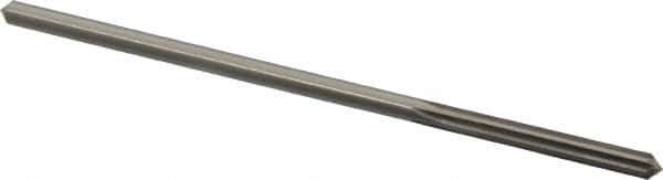 Made in USA - 0.176" High Speed Steel 6 Flute Chucking Reamer - Straight Flute, 0.1645" Straight Shank, 1-1/8" Flute Length, 4-1/2" OAL - Eagle Tool & Supply