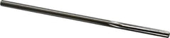 Made in USA - 0.192" High Speed Steel 6 Flute Chucking Reamer - Straight Flute, 0.186" Straight Shank, 1-1/4" Flute Length, 5" OAL - Eagle Tool & Supply