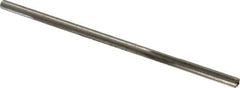 Made in USA - 0.1955" High Speed Steel 6 Flute Chucking Reamer - Straight Flute, 0.186" Straight Shank, 1-1/4" Flute Length, 5" OAL - Eagle Tool & Supply