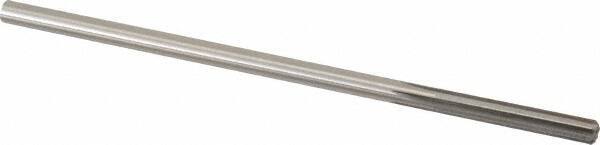 Made in USA - 0.1995" High Speed Steel 6 Flute Chucking Reamer - Straight Flute, 0.1895" Straight Shank, 1-1/4" Flute Length, 5" OAL - Eagle Tool & Supply