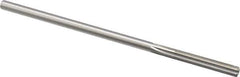 Made in USA - 0.2035" High Speed Steel 6 Flute Chucking Reamer - Straight Flute, 0.1945" Straight Shank, 1-1/4" Flute Length, 5" OAL - Eagle Tool & Supply