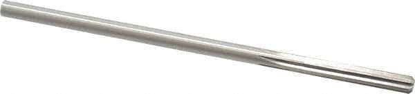 Made in USA - 0.2135" High Speed Steel 6 Flute Chucking Reamer - Straight Flute, 0.2075" Straight Shank, 1-1/4" Flute Length, 5" OAL - Eagle Tool & Supply