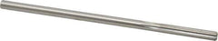 Made in USA - 0.214" High Speed Steel 6 Flute Chucking Reamer - Straight Flute, 0.2075" Straight Shank, 1-1/4" Flute Length, 5" OAL - Eagle Tool & Supply