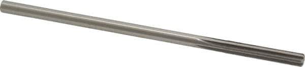 Made in USA - 0.215" High Speed Steel 6 Flute Chucking Reamer - Straight Flute, 0.2075" Straight Shank, 1-1/4" Flute Length, 5" OAL - Eagle Tool & Supply
