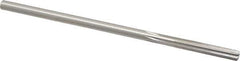 Made in USA - 7/32" High Speed Steel 6 Flute Chucking Reamer - Straight Flute, 0.2075" Straight Shank, 1-1/4" Flute Length, 5" OAL - Eagle Tool & Supply
