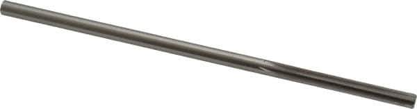 Made in USA - 7/32" High Speed Steel 6 Flute Chucking Reamer - Straight Flute, 0.2075" Straight Shank, 1-1/4" Flute Length, 5" OAL - Eagle Tool & Supply