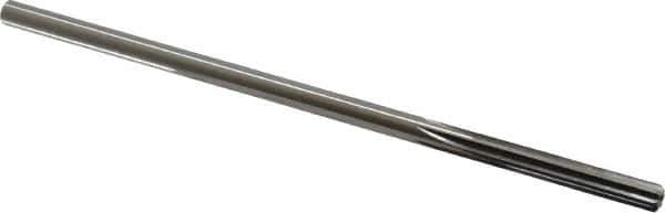 Made in USA - 0.2305" High Speed Steel 6 Flute Chucking Reamer - Straight Flute, 0.2173" Straight Shank, 1-1/2" Flute Length, 6" OAL - Eagle Tool & Supply