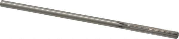 Made in USA - 0.241" High Speed Steel 6 Flute Chucking Reamer - Straight Flute, 0.2329" Straight Shank, 1-1/2" Flute Length, 6" OAL - Eagle Tool & Supply