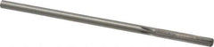 Made in USA - 0.241" High Speed Steel 6 Flute Chucking Reamer - Straight Flute, 0.2329" Straight Shank, 1-1/2" Flute Length, 6" OAL - Eagle Tool & Supply