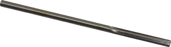 Made in USA - 0.2445" High Speed Steel 6 Flute Chucking Reamer - Straight Flute, 0.2329" Straight Shank, 1-1/2" Flute Length, 6" OAL - Eagle Tool & Supply