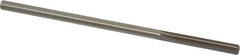 Made in USA - 1/4" High Speed Steel 6 Flute Chucking Reamer - Straight Flute, 0.2329" Straight Shank, 1-1/2" Flute Length, 6" OAL - Eagle Tool & Supply