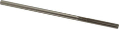 Made in USA - 0.2535" High Speed Steel 6 Flute Chucking Reamer - Straight Flute, 0.2405" Straight Shank, 1-1/2" Flute Length, 6" OAL - Eagle Tool & Supply