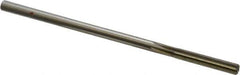 Made in USA - 0.258" High Speed Steel 6 Flute Chucking Reamer - Straight Flute, 1/4" Straight Shank, 1-1/2" Flute Length, 6" OAL - Eagle Tool & Supply