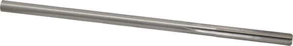 Made in USA - 0.2615" High Speed Steel 6 Flute Chucking Reamer - Straight Flute, 1/4" Straight Shank, 1-1/2" Flute Length, 6" OAL - Eagle Tool & Supply