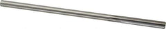 Made in USA - 0.269" High Speed Steel 6 Flute Chucking Reamer - Straight Flute, 1/4" Straight Shank, 1-1/2" Flute Length, 6" OAL - Eagle Tool & Supply
