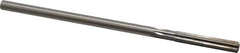 Made in USA - 0.2695" High Speed Steel 6 Flute Chucking Reamer - Straight Flute, 1/4" Straight Shank, 1-1/2" Flute Length, 6" OAL - Eagle Tool & Supply