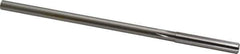 Made in USA - 0.275" High Speed Steel 6 Flute Chucking Reamer - Straight Flute, 1/4" Straight Shank, 1-1/2" Flute Length, 6" OAL - Eagle Tool & Supply