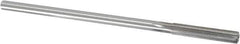 Made in USA - 0.2775" High Speed Steel 6 Flute Chucking Reamer - Straight Flute, 1/4" Straight Shank, 1-1/2" Flute Length, 6" OAL - Eagle Tool & Supply