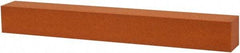 Norton - 6" Long x 3/4" Wide x 3/4" Thick, Aluminum Oxide Sharpening Stone - Square, Fine Grade - Eagle Tool & Supply
