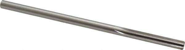 Made in USA - 0.287" High Speed Steel 6 Flute Chucking Reamer - Straight Flute, 1/4" Straight Shank, 1-1/2" Flute Length, 6" OAL - Eagle Tool & Supply